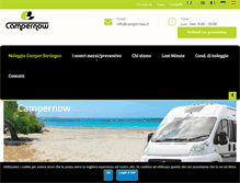Tablet Screenshot of campernow.it